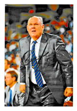 GEORGE KARL signed 4x6 NBA Head Coach Player