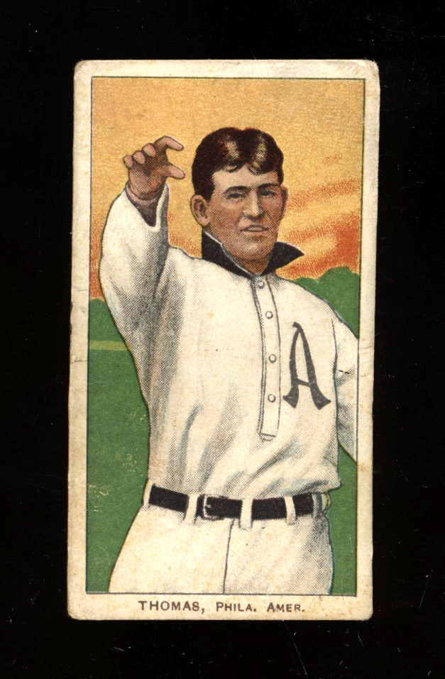 1909-11 T206 - Ira Thomas Piedmont 350 Back RC GOOD+