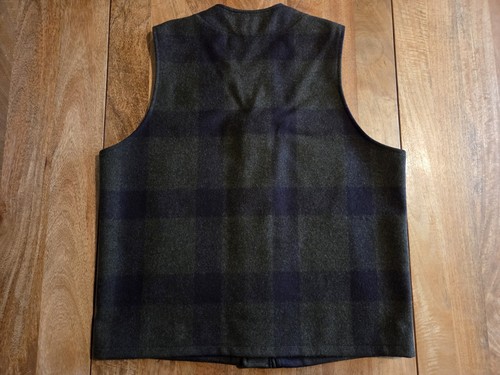 Filson Mackinaw Wool Vest | XL Long | Limited Edition | Forest Green/Brown - Picture 2 of 11