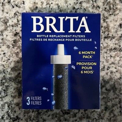 BRITA Bottle Replacement Water Filters, 3-Pack
