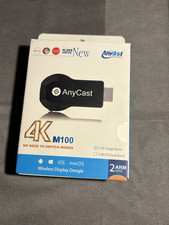 4K/1080P Anycast M100 Wireless Display Adapter, SmartSee WiFi Display Dongle HD