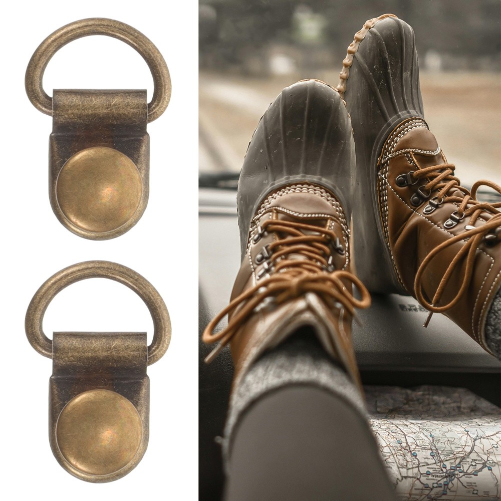 APL 20 Pezzi Stivali Occhielli Riparazione Lacci Accessori Ganci Stivali Scarpa Escursionismo