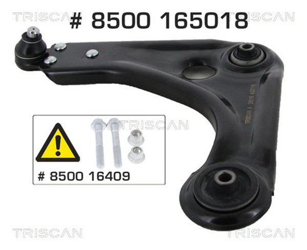 Querlenker Dreieckslenker Triscan 8500 165018 FüR Ka Street Ford RL2-image