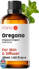 H'ana Oregano Essential Oil - 1.02 Fl Oz - for Hair, Skin, Diffus