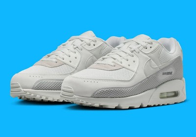 Nike Air Max 90 Premium Off White Grey Fog IM5759-100 Size 11 +$20 Discount!