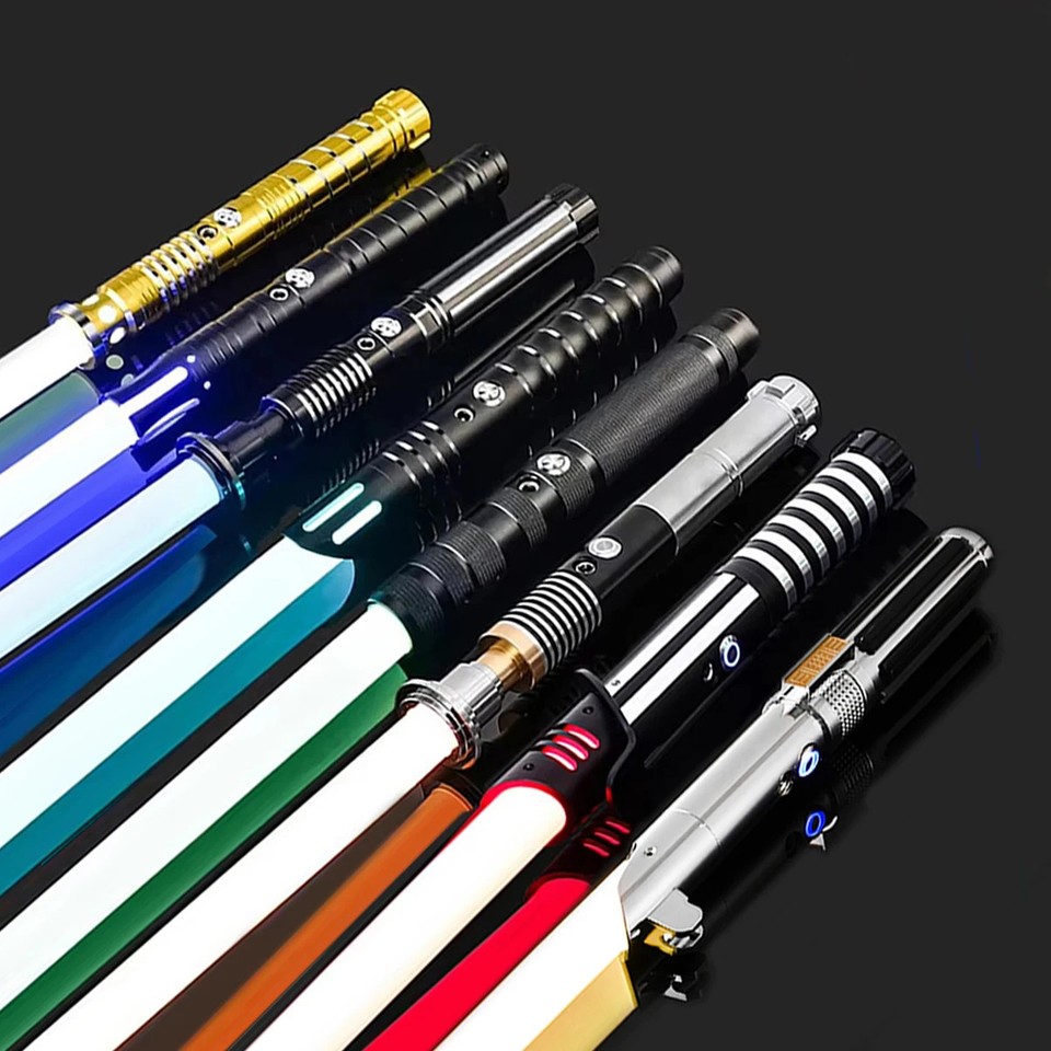 Star Wars Metal Lightsaber Dueling Color Changing Sound Handle Saber Cosplay UK