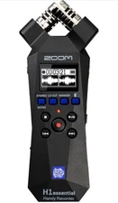 Zoom H1essential Stereo Handy Recorder (2024 Model, Essential Series) with...