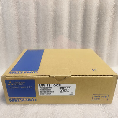 1PC Mitsubishi MR-J3-100B Servo Drives Servo Amplifier New In Box MRJ3100B