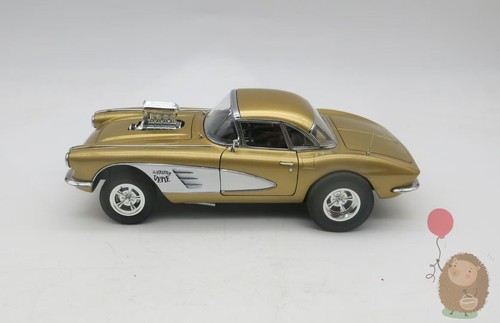 ACME 1/18 Chevrolet Corvette Gasser 1961 - Modèle Métal Bleu 1800926 - Neuf