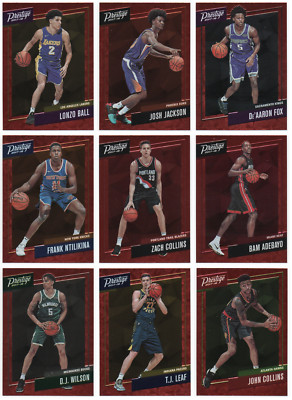 2017-18 Prestige Micro Etch Rookies Red RC - Pick Any