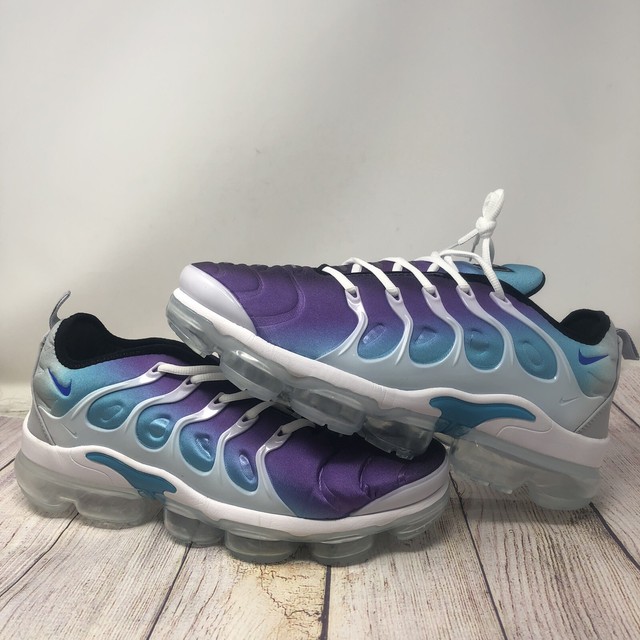 RARE Nike Air VaporMax Plus Shoes Fierce Purple Green White 924453-101 Size 12 for sale online