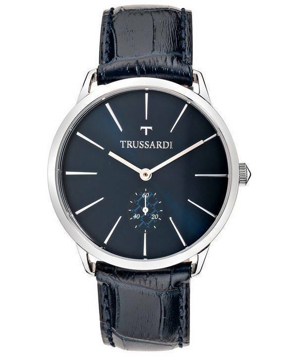TRUSSARDI Watch T-WORLD 40 mm Blue Dial Stainless Steel Blue