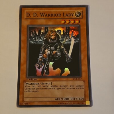 YuGiOh D.D. Warrior Lady DCR-027 Dark Crisis 1st Edition Super