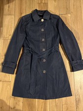 Designer Ivanka Trump. Luxury Charcoal Coat. Logo Buttons.size L. Vgc