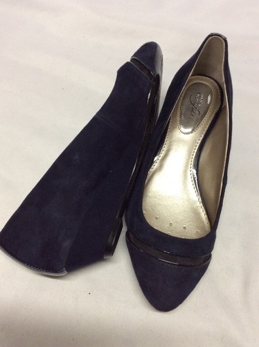 Alfani GILLIE Women’s Wedge Shoes, Navy, Size US 5.5 M - Picture 7 of 9