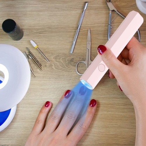 Mini Nail Lamp UV LED Light Portable Nail Polish Gel Dryer Curing Lamp Handheld - Picture 12 of 14