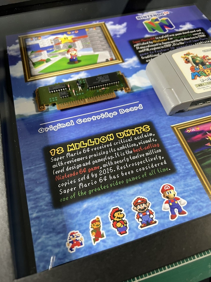 Super Mario 64 Japan Nintendo Frame Bowser/Mario Variant | eBay Super Mario 64 Japan Nintendo Frame Bowser/Mario Variant | eBay