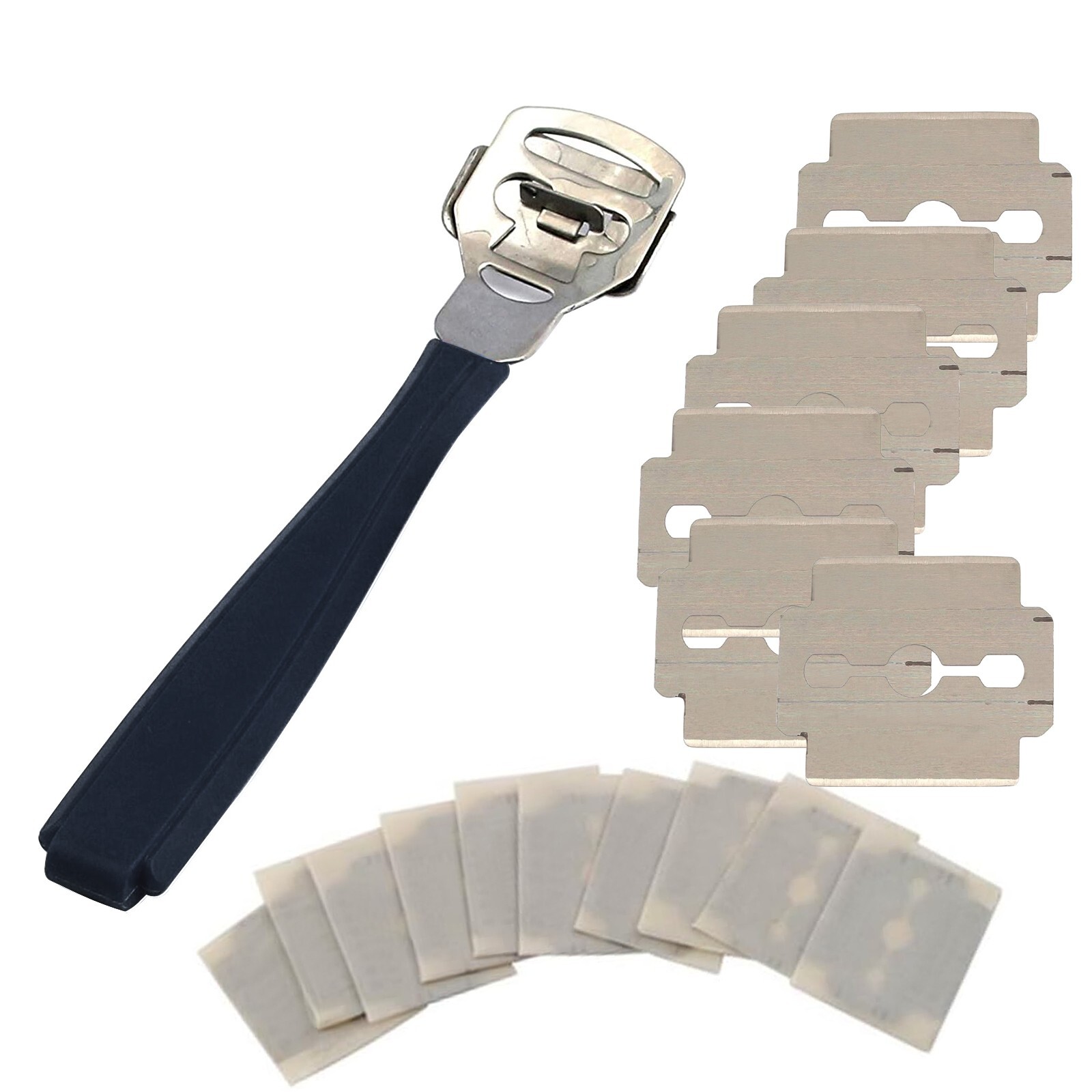 Black Foot Hard Skin Remover Corn Cutter Shaver Pedicure  Tool + 20 Blades