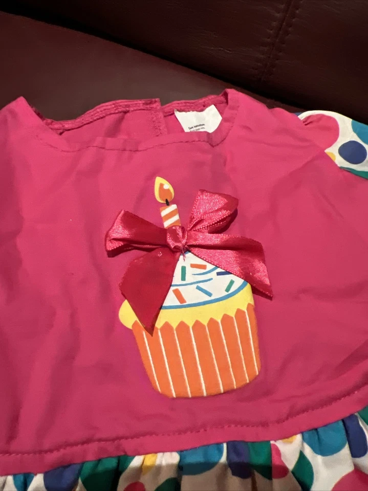 Petco Cumpleaños Niña Cupcake Perro Vestido Med Mediano Rosa Lunares Nuevo Foto 2 de 4