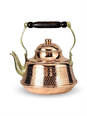 Large Copper Teapot Stovetop, Copper Teapot, Turkish Copper Teapot, Tea Kettle
