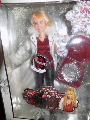 Disney - Hannah Montana 2008 Christmas Holiday Singing Doll - NEW