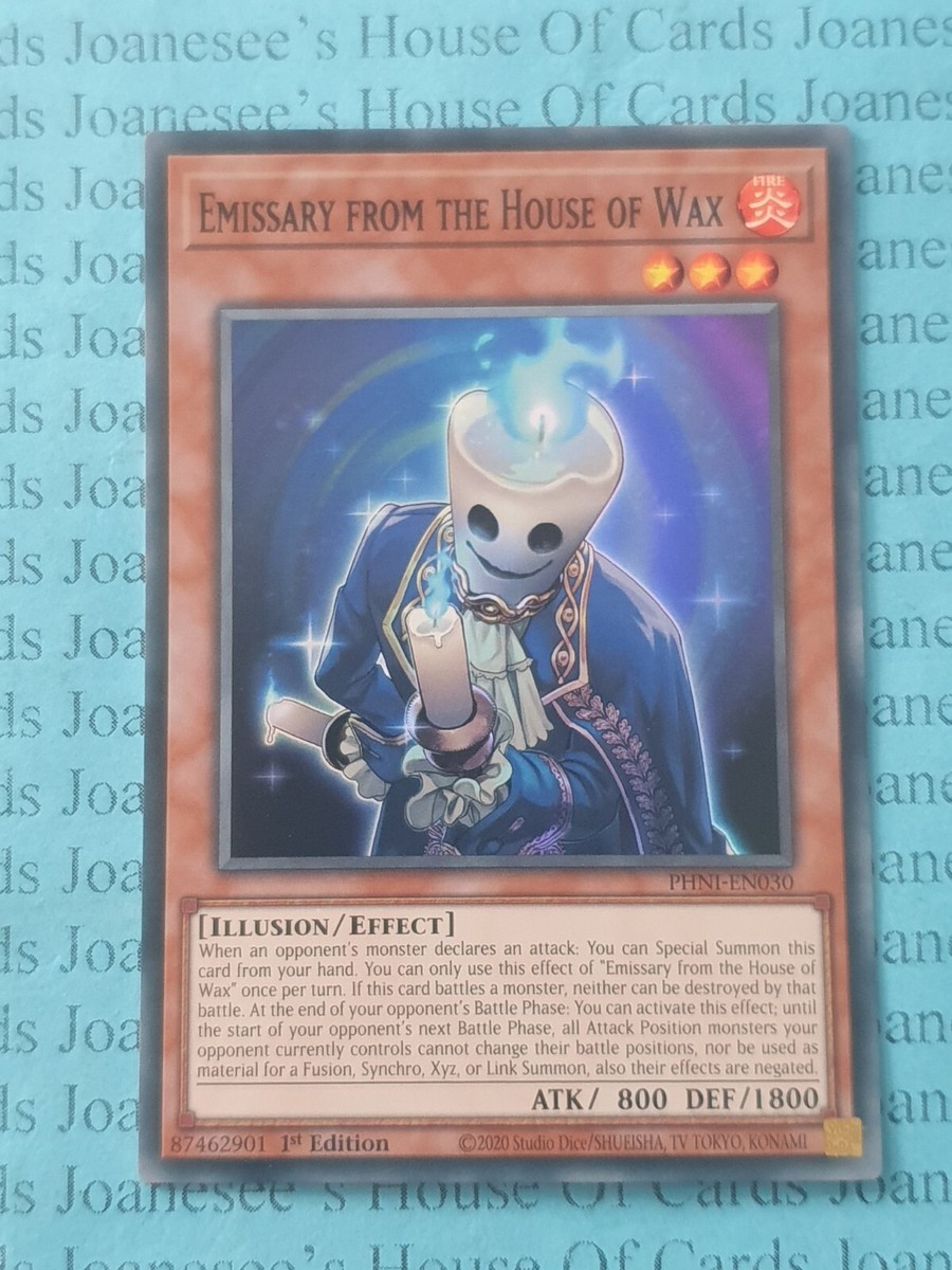 Emissary from the House of Wax PHNI-EN030 Super Rare Yu-Gi-Oh Card