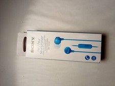 Sony MDR-EX15AP In-Ear Earbud with Microphone - Blue MDREX15AP/B 