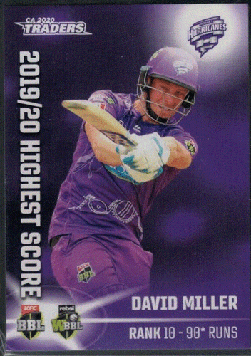 2020/21 CA Traders Cricket 2019-20 Top 10 individual Card Sale only Nr-Mint - Picture 30 of 31