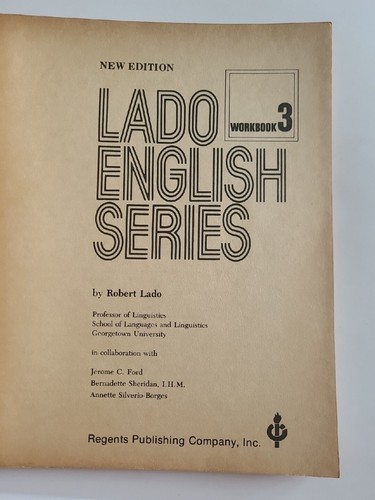 LADO ENGLISH SERIES 3 NEW EDITION by Robert Lado PAPERBACK WORKBOOK 1978 VINTAGE - Foto 5 di 21