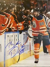 Brandon DAVIDSON Signed 8x10 Photo!  Edmonton Oilers,    !  W/COA