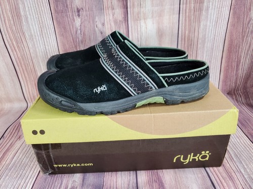 ryka suede clogs