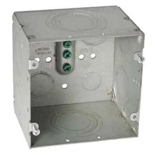 Electrical Box, 66.7 cu in, Data Box Type, 2 Gangs, Steel, S 260