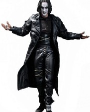 Mens Steampunk Gothic The Crow Eric Draven Le...