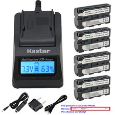 Kastar Battery LCD Fast Charger for Sony NP-F550 CCD-TRV17 CCD-TRV201 CCD-TRV215