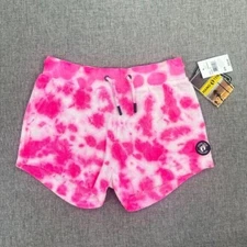 NEW! Girls Hang Ten Since 1960 Pink Tie Dye Cotton Small 7/8 Drawstring $28