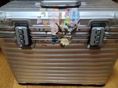 RIMOWA PILOT TROLLY 36L Silver Aluminium 2-wheels Carry Case