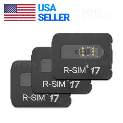 R-SIM17 2022 RSIM Nano Unlock Card For iPhone 13 12 11 Pro Max X XR iOS15 RSIM17