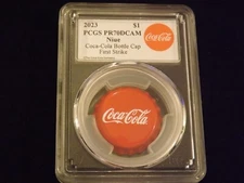 2023   $1         Coca Cola           PCGS PR 70DCAM