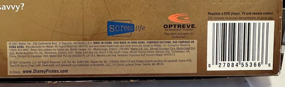 💥 Pirates of the Caribbean SCENE IT? • 2007 DVD Game • Complete • Mattel - Image 3 of 4