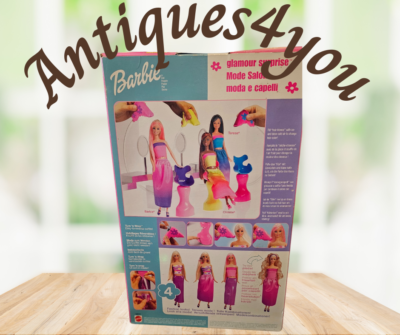 NRFB poupée doll BARBIE Vintage 2001 GLAMOUR SURPRISE MODE SALON #54215