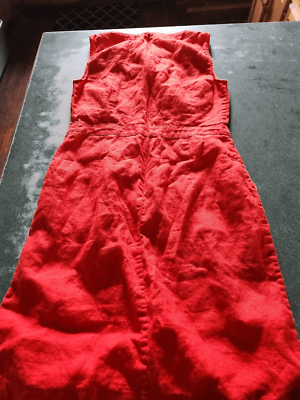 Boden Rae red Linen Midi Sleeveless sz 4L | eBay Boden Rae red Linen Midi Sleeveless sz 4L | eBay