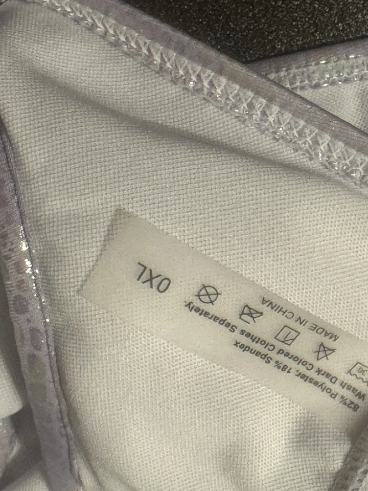 Divertido Top de Bikini Sirena Iridiscente Halter Talla XL Foto 3 de 4