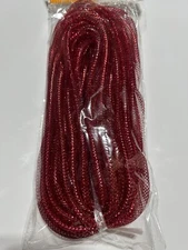 Red  Deco Mesh Flex Tubing 36 feet 12 yds