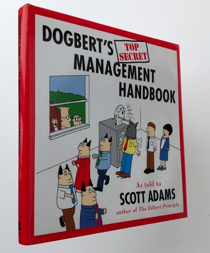 Dogbert's Top Secret Management Handbook by Scott Adams (HC) FAST SHIPPING - Picture 3 of 7