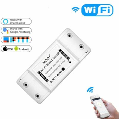 DIY Wifi Smart Switch Alexa Google Home iOS Android APP Timer Breaker Module New