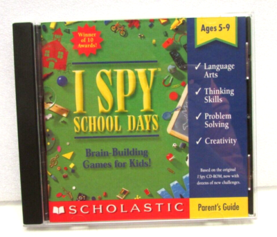 I Spy DVD CD Rom School Days ages 5-9 Scholastic 78073215935| eBay