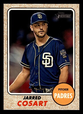 2017 Topps Heritage #345 Jarred Cosart San Diego Padres