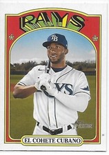 2021 Heritage HN Baseball Nickname Variations Randy Arozarena Rays