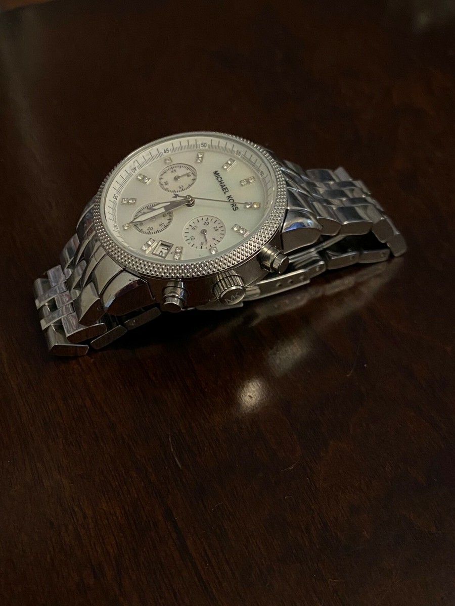 Michael Kors Chronograph Mother of Pearl Dial Ladies Watch  display picture 3