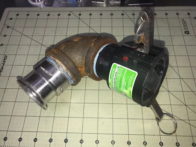 2  Tri Clamp X 2  Female Quick Adapter 90 Elbow
